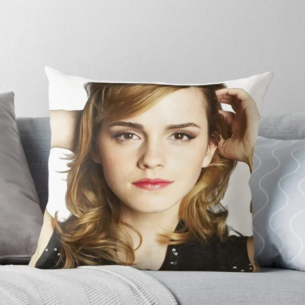 

Emma Watson Throw Pillow Cushion Child Pillowcases For Pillows pillow