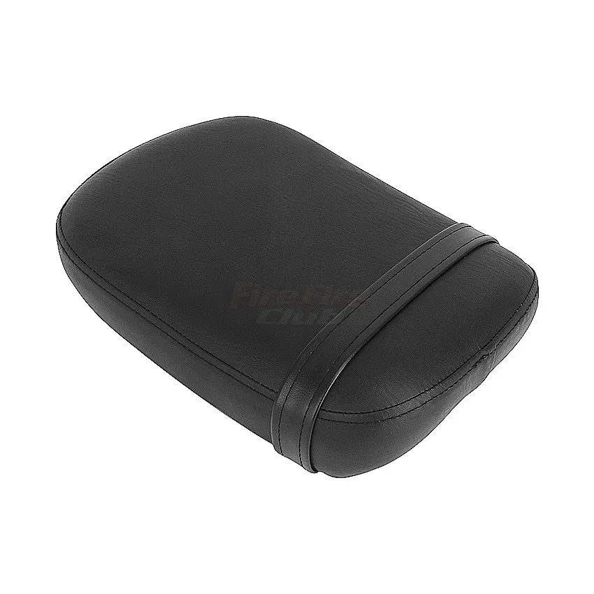 Motorcycle Black Passenger Leather Seat Cushion Pad For Honda Shadow VT 400 750 VT750C VT750CD 1997-2013 Saddle Seat Cover