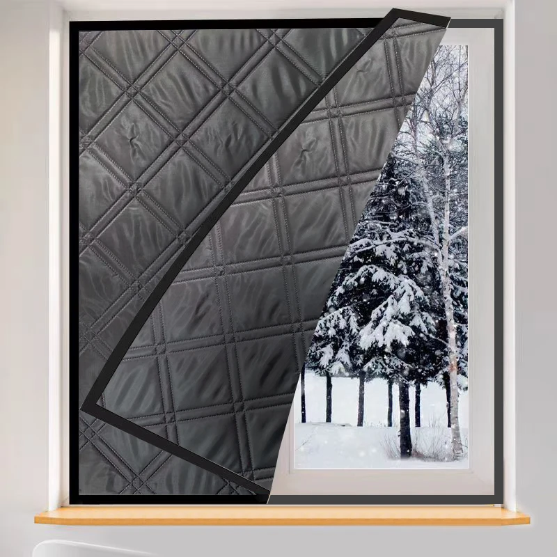 New Oxford Cloth, Winter Warm Curtains, Sealed and Insulated Windproof, Thickened Insulation and Cold Insulation, Insulation Fil