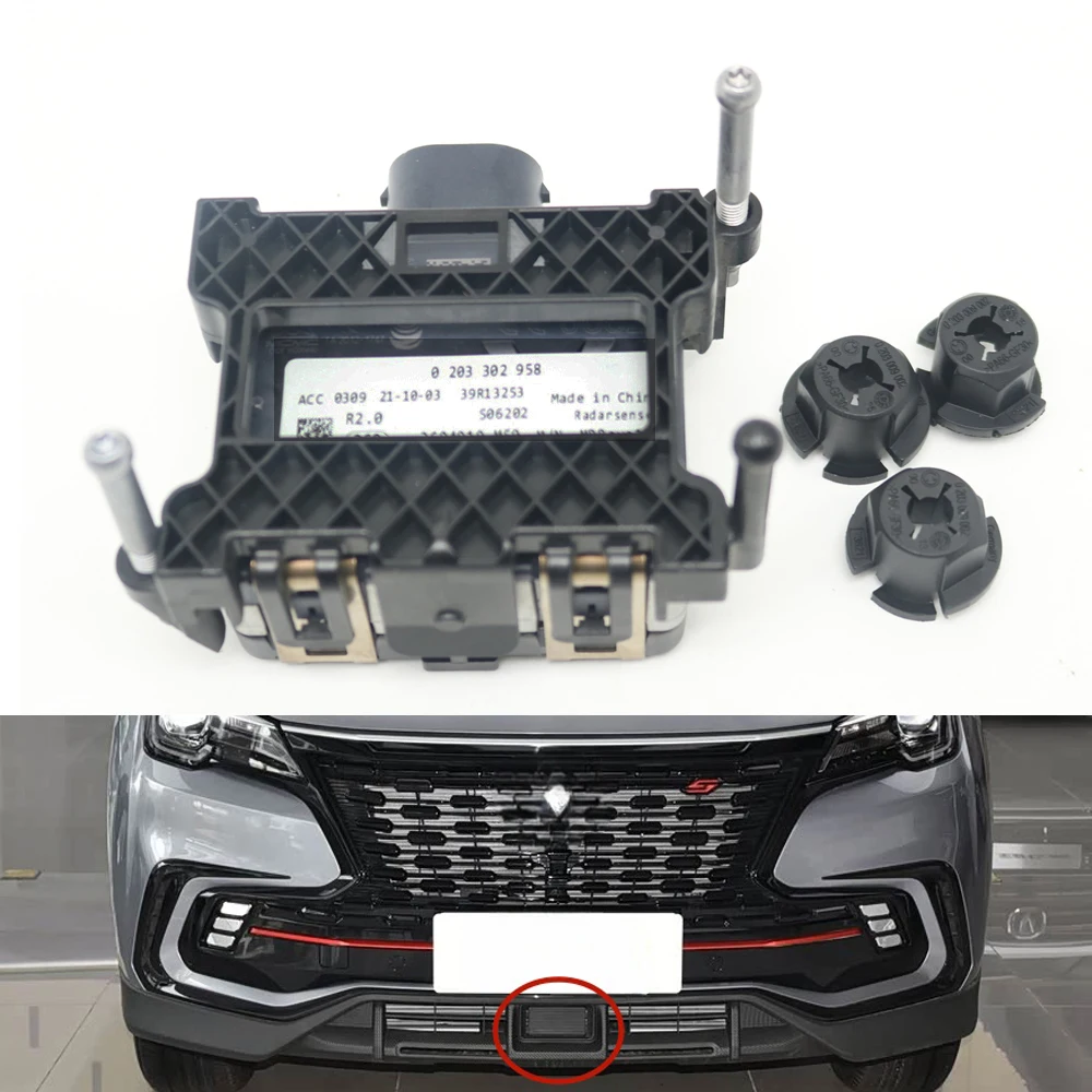 

Front ACC Adaptive Cruise Control Module Distance Sensor Probe Radar With Bracket Clip For Changan CS85 2019-2024 3604010-M50