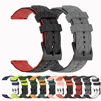 22mm Sport Silicone Band For Zeblaze Stratos 4 3 2 Ultra Strap For Zeblaze Vibe 7 7 Pro 7 Lite Btalk Ares 3 Plus/GTS 3 GTR 3 Pro