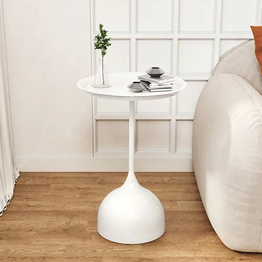 Sofa Small Side Table Nordic Coffee Table  SimpleIron Art Small Round  Bedside Table Mesa for Front Door  Livingroom