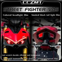 For Ducati Streetfighter V4S STREET FIGHTER V4S 2024 Headlight film instrument taillight transparent sticker film accessories