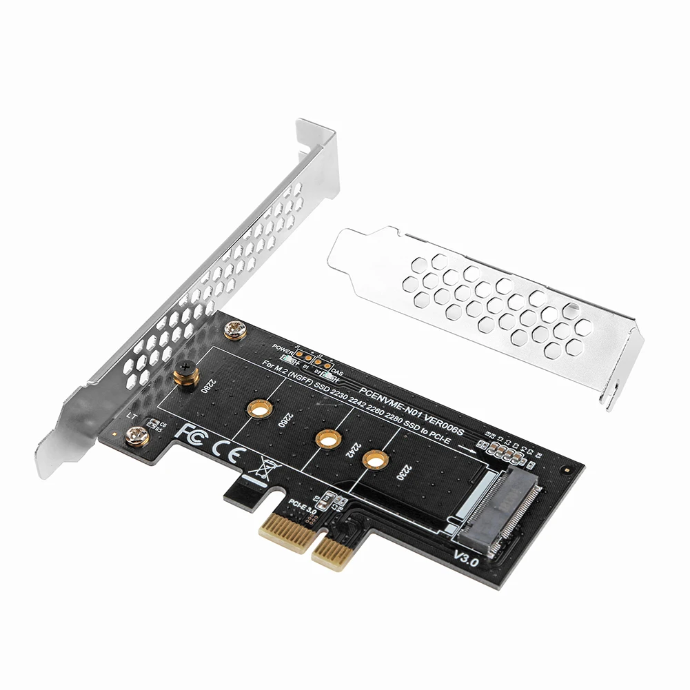 PCI-E 3.0 x4 to M.2 Key Slot Converter Adapter and Low profile brack