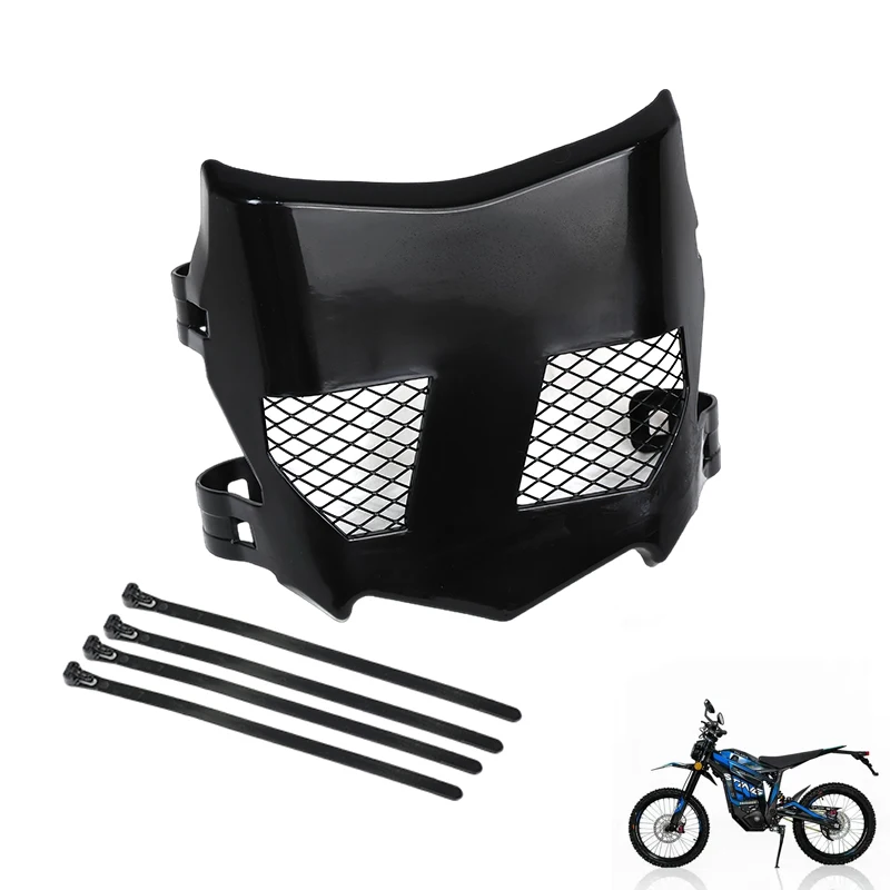 LINGQI RACING Motorfiets Voorkentekenplaat Zwart Geventileerde Bescherming Moto Cutz Stijl Voor Talaria Sting Dirt E-bike Scooter