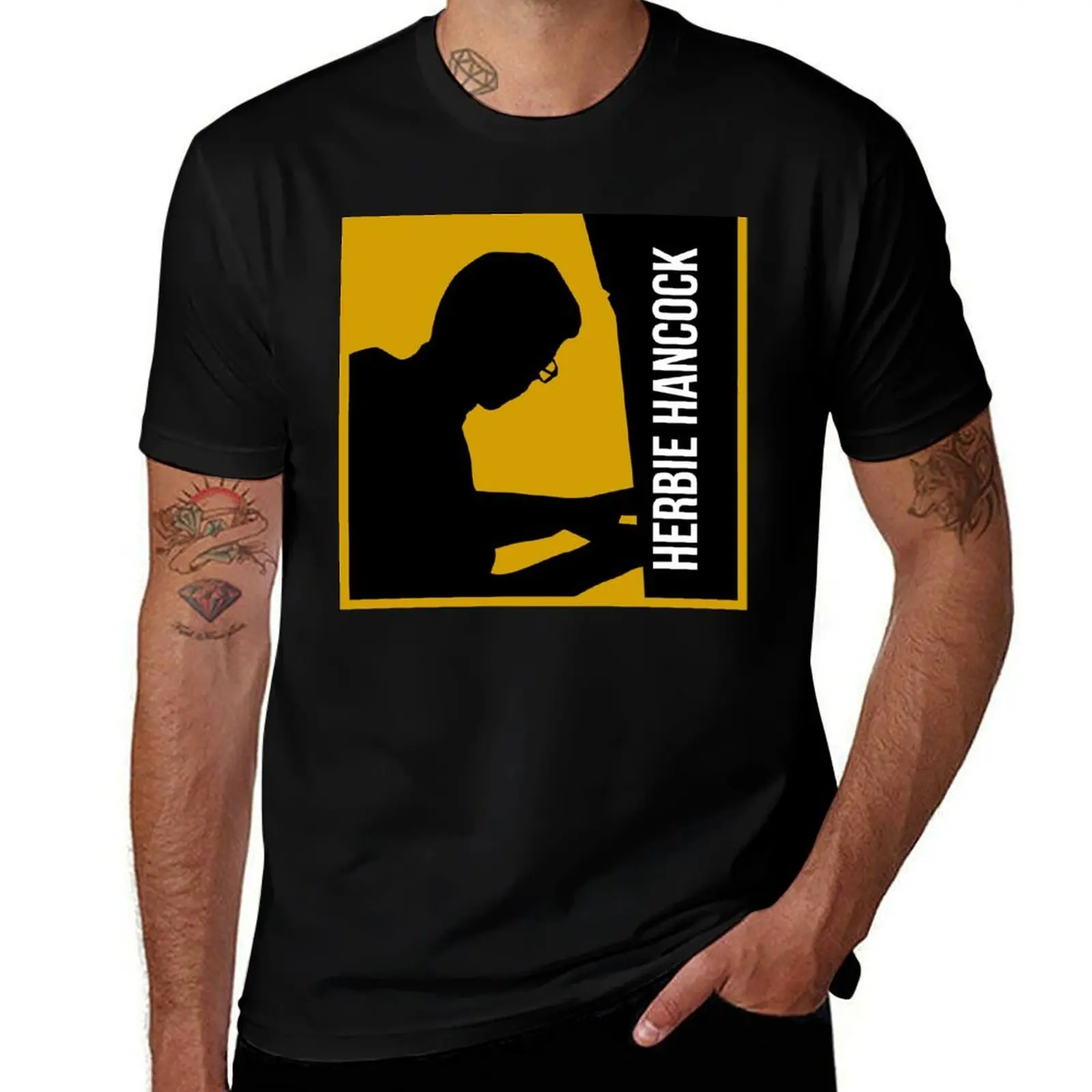 Herbie hancock T-Shirt man t shirts for men casual T-Shirt