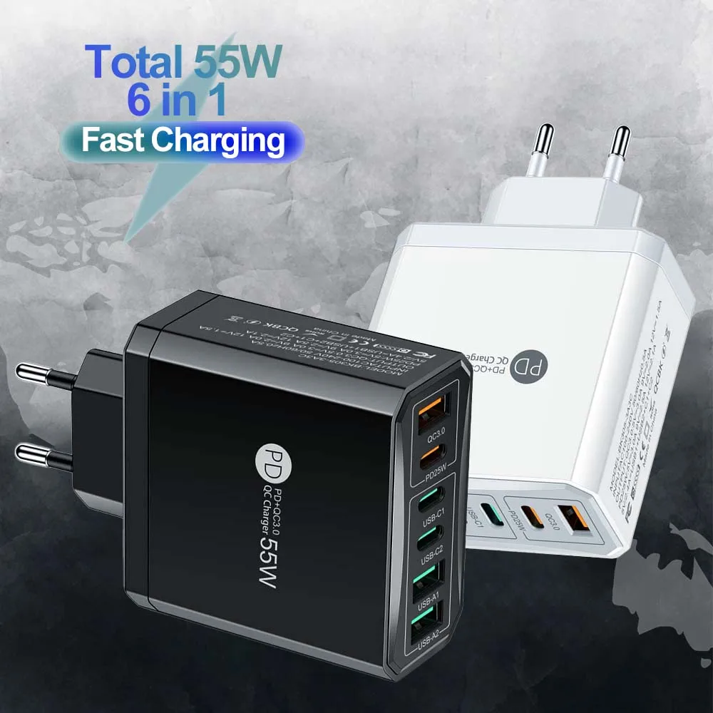 Total 55W 3PD 3USB …