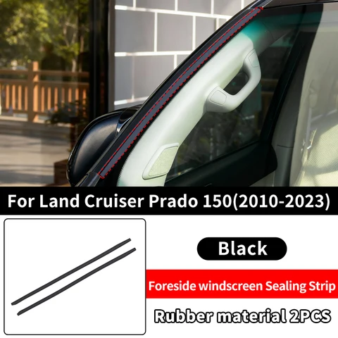 Для Toyota Land Cruiser Prado 150 LC150 2010-2023, Lexus 460: Резиновый уплотнитель лобового стекла для снижения шума от ветра, аксессуары