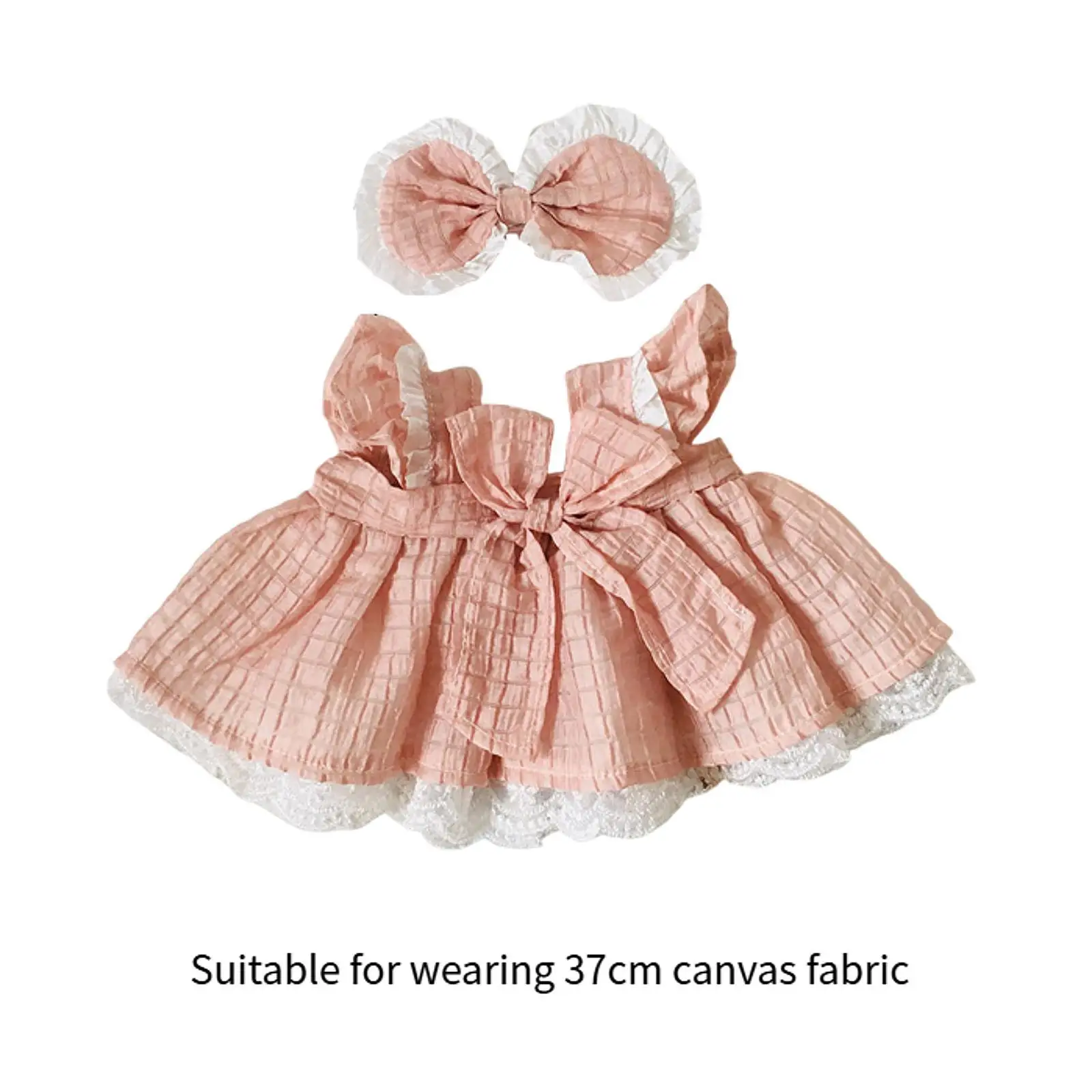 인형 옷 부드러운 천 의상 미니어처 수집용 드레스업 37cm 봉제 인형 컬렉션용