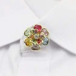 Fashionable 1-piece25MM Evening Wedding French Shirt Cufflinks Buckle Set Simple Cufflinks Shirt Accessories Decoration