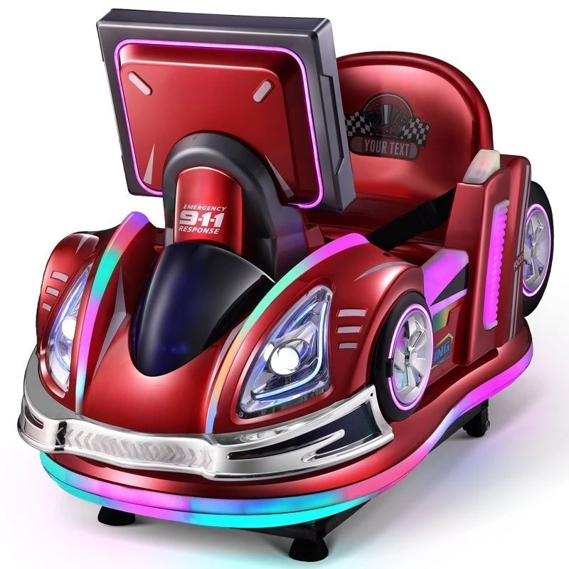 Coin-operated rocking car New speed racing car Watch cartoons Commercial household toys Scan code Electric rocking machine