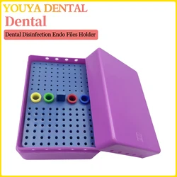 144 Holes Dental Disinfection Endo Files Holder Box Autoclave Sterilizer Case Burs Dental Disinfection Metal Box For Oral Care