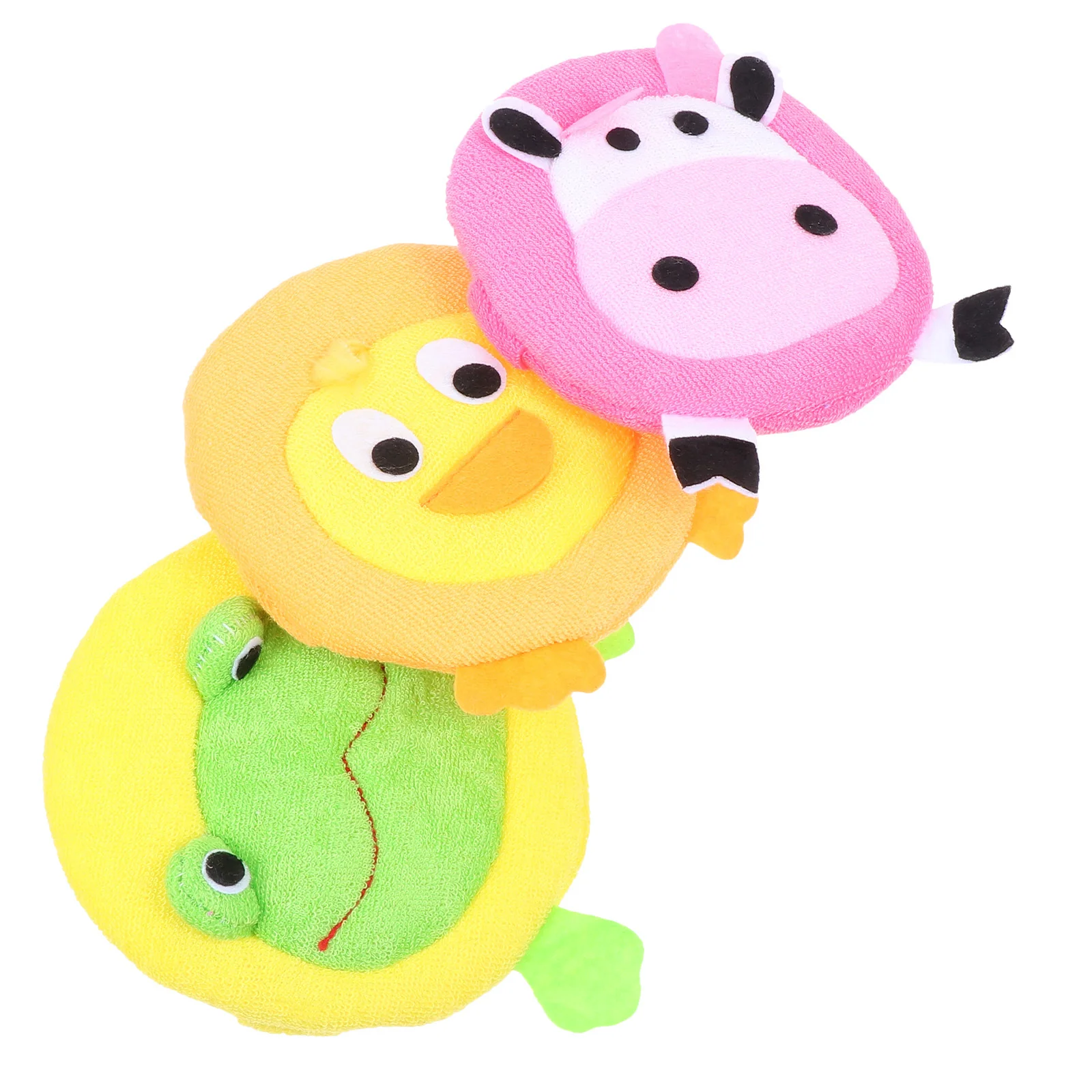 

3 шт., мягкая протирка в форме животного, милый душ, милая губка для душа, губка для тонких пузырей, аксессуары для ухода за младенцами