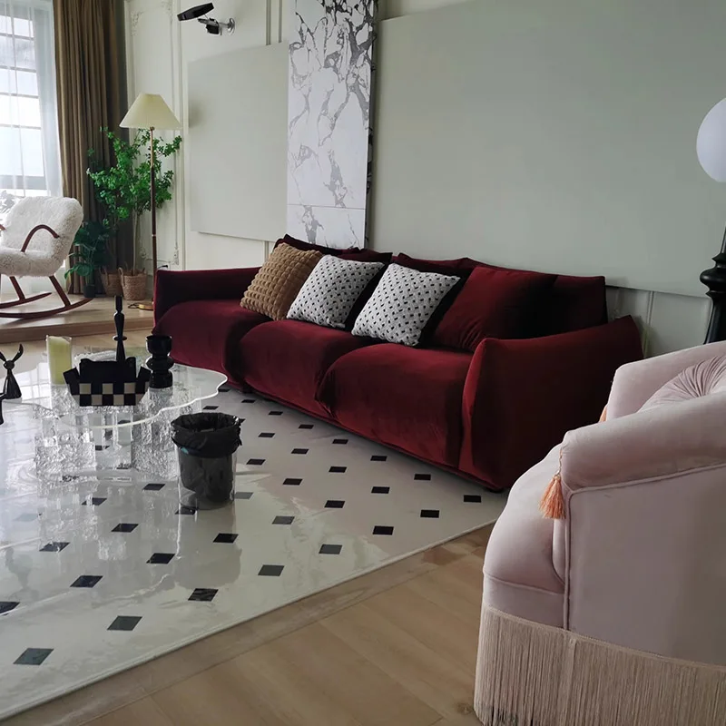 

Velvet Luxury Living Room Sofas Modern Designer Minimalist Nordic Outdoor Sofa Relaxing Room Decor Muebles Office Furniture