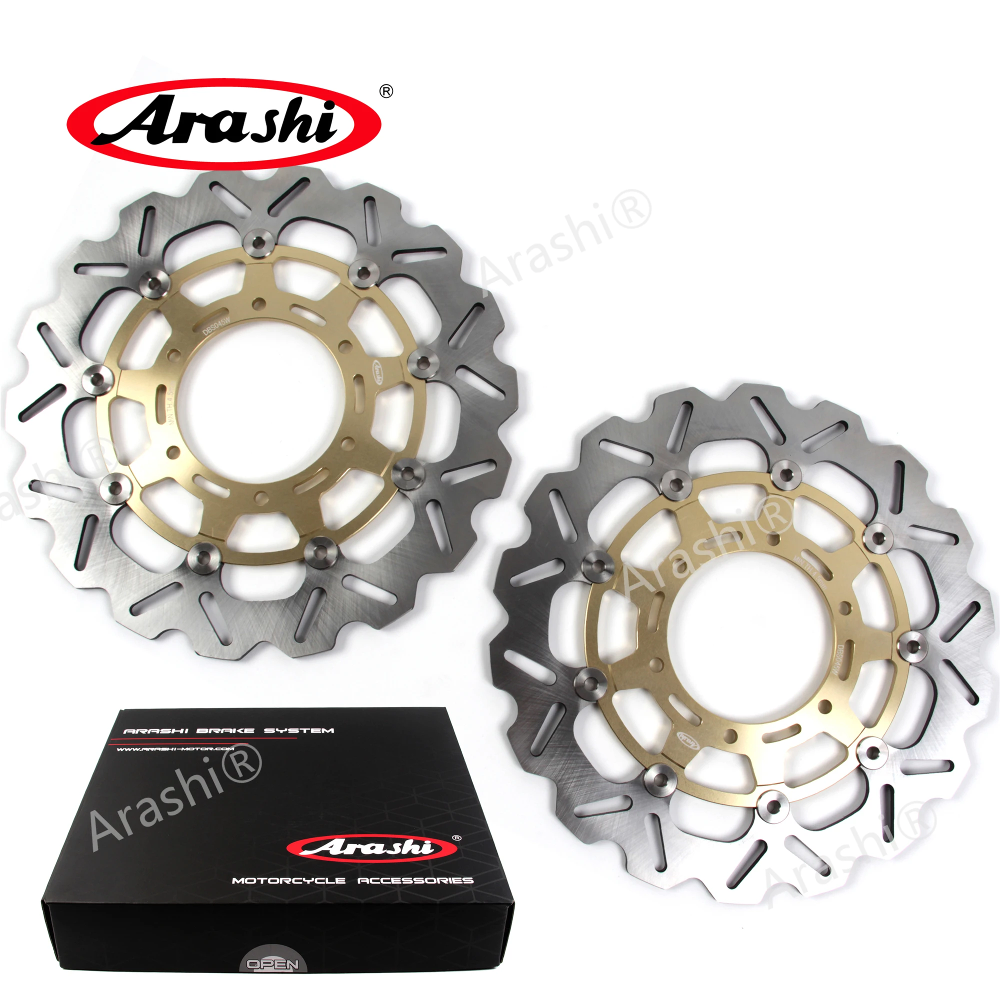 ARASHI For SUZUKI GSX600R GSX750R 2008 - 2018 CNC Front Brake Discs Rotors GSX R GSX-R GSXR 600 750 GSXR600 GSXR750 2012 2013