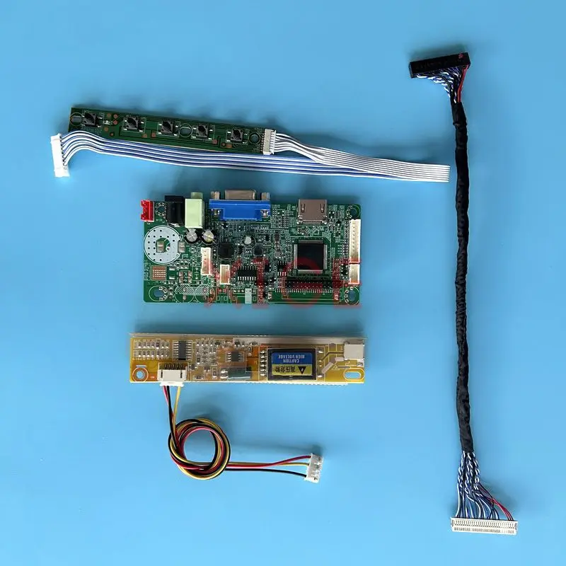 

LCD Panel Driver Controller Board Fit LP141WP1 N141C1 N141C3 1440*900 VGA Test DIY Kit 30 Pin LVDS 1CCFL Monitor HDMI-Compatible