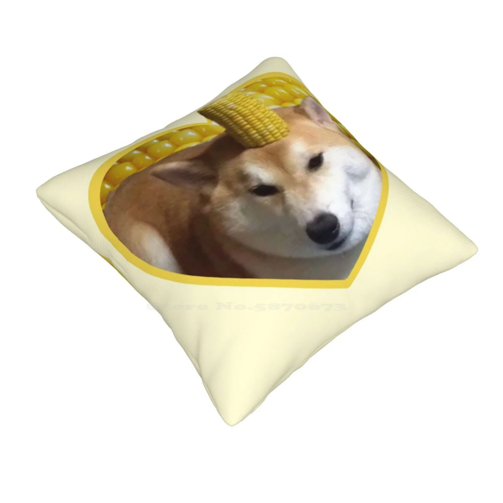 Doggo Stickers : Corndog Funny Cute Decor Square Pillowcase Dogs Lobster Corgi Corgis Dog Lover Puppy Memes Reddit Funny Cute