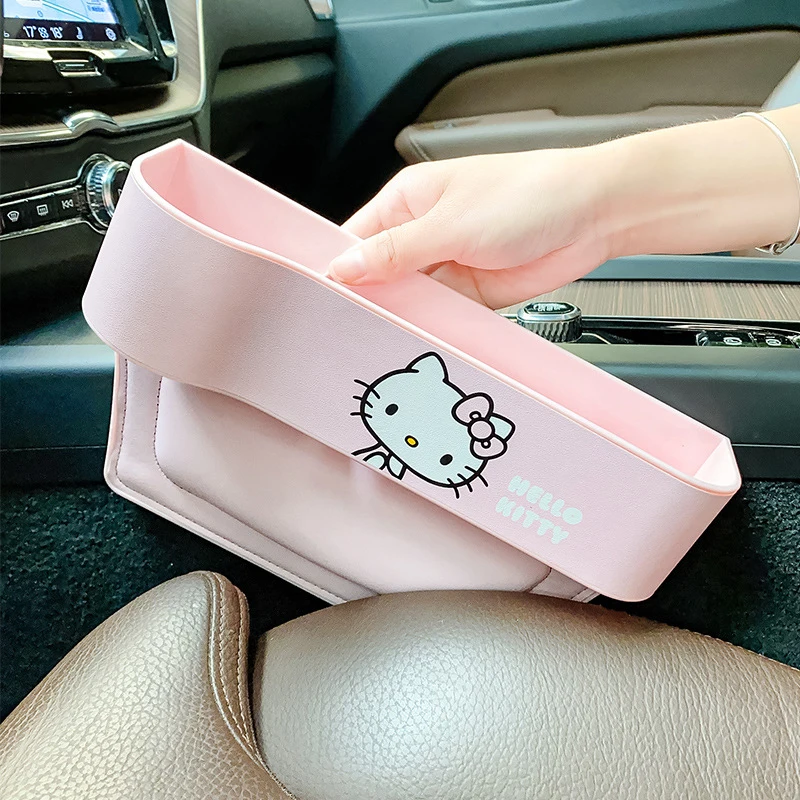 

Sanrio Car Seat Clip Organizer Hello Kittys Accessories Kawaii Cute Decoration Supplies Car Seam Storage Box Toys for Girls Gift