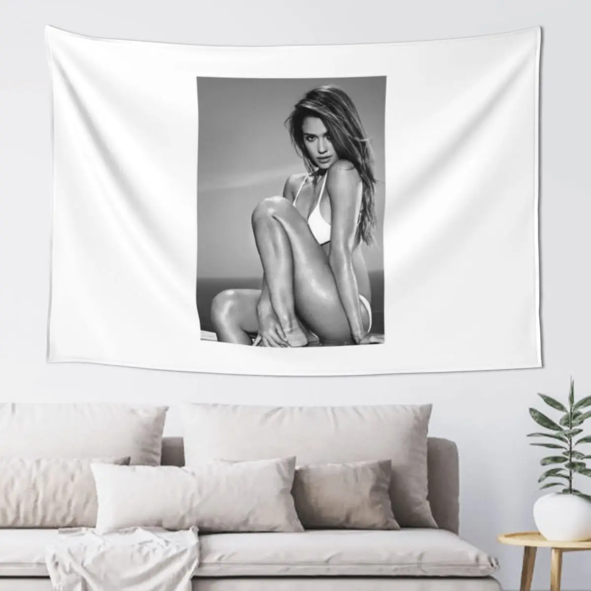 

Jessica Alba Tapestry Room Decorating Aesthetic Decoration For Rooms On The Wall Tapestry