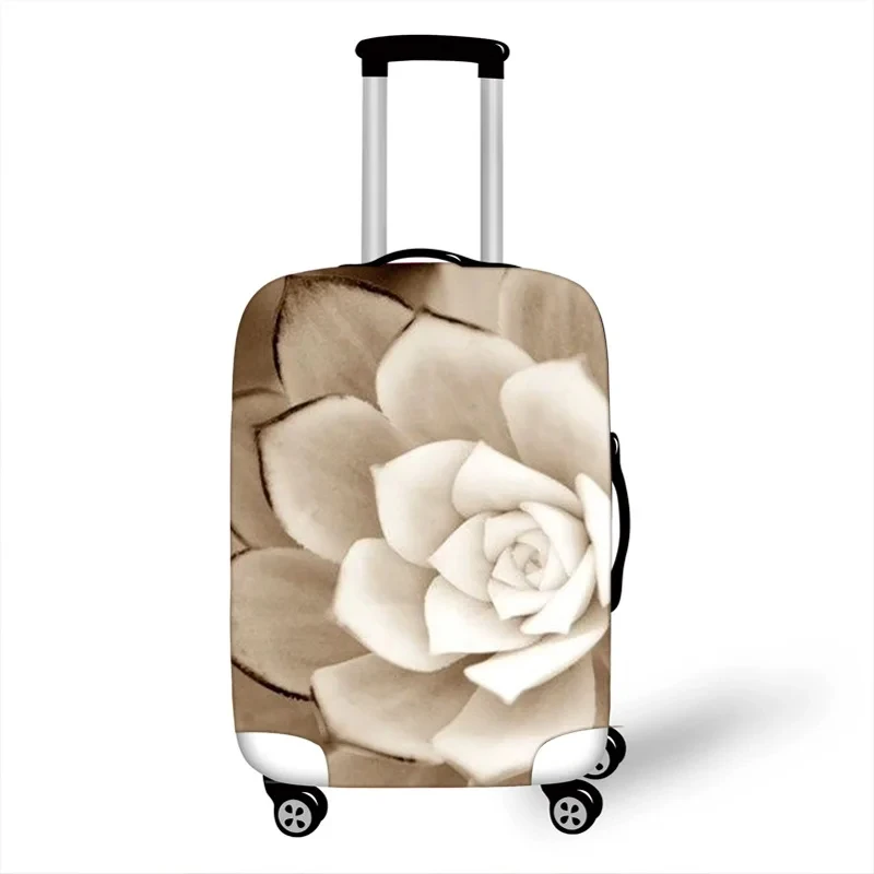 Designer Colorful Plant Luggage Cover Thicken Elastic Baggage Cover for 19 - 32 Inch Suitcase Case Dust Cover Travel Accessories