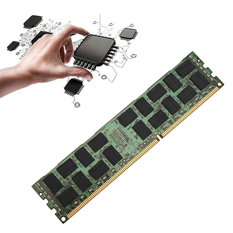 Memoria Ram DDR3 de 8GB, 1333MHZ, Ecc, PC3L-10600R, 1,35 V, 2RX4, REG, Ecc, para estación de trabajo de servidor