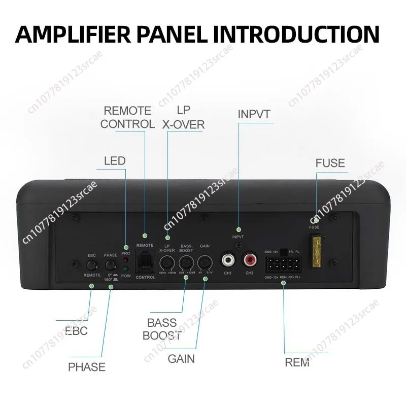 

Автомобильный сабвуфер мощностью 850 Вт, 10-дюймовый ультратонкий активный сабвуфер для автомобиля и грузовика, устанавливаемый под сиденьем.