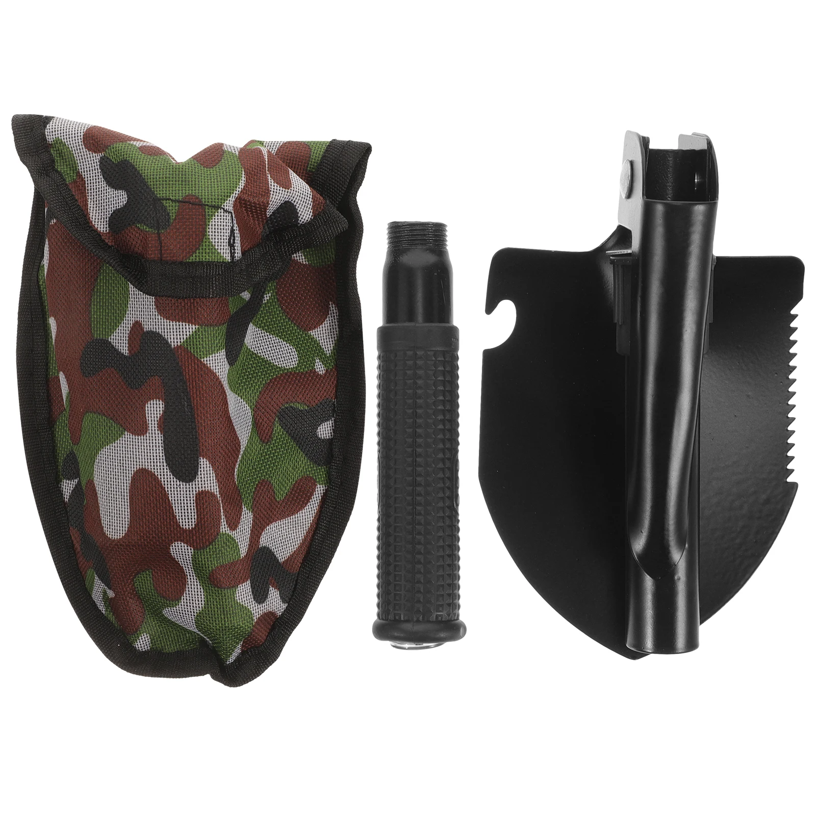 

Metal Shovel with Sheath for Gardening Camping Landscaping Beach Digging Tool Sand Scoop Powerful Gold