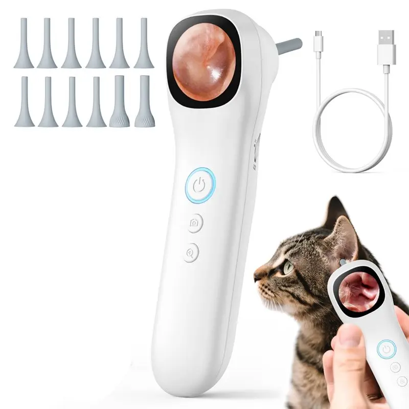 VEHO-Smart Visual für Ohrenschmalz-Reinigungswerkzeug 1080P HD Digital Visual für Ohr-Otoskop 1,21 Zoll Unterstützung Foto und Video für Ohr N