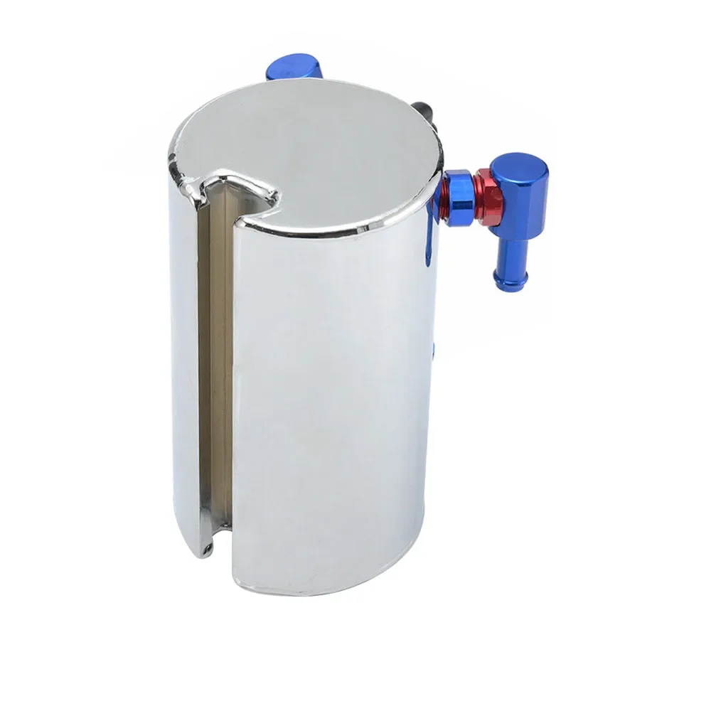 Universal Car Oil Catch Can Tank 600ml Auto Engine Breather Tank Aluminum Alloy Radiator Overflow Fuel Tank Car Accessories
