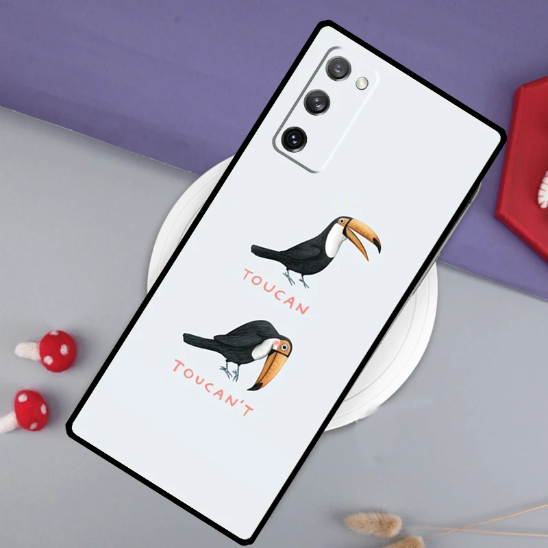 Parrot Bird Phone Case For Samsung Galaxy S23 S20 FE S21 S22 Ultra Note 20 10 S8 S9 S10 Plus Soft Cover