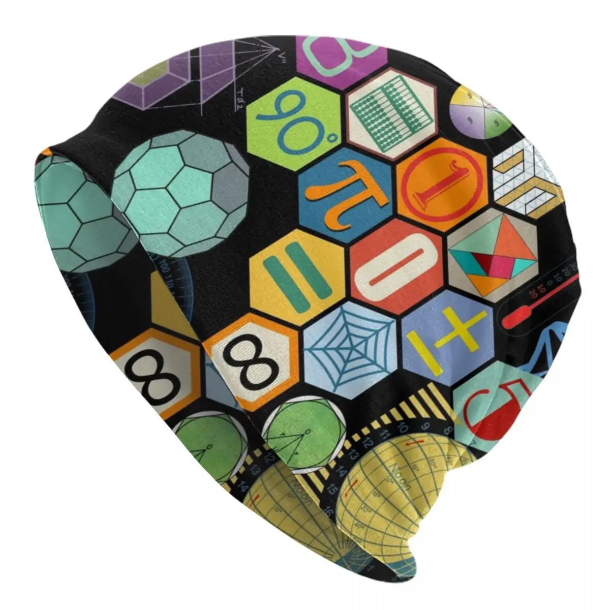 

Custom Math Symbol Bonnet Hats Street Knitting Hat Autumn Winter Warm Science Mathematics Teacher Gift Skullies Beanies Caps