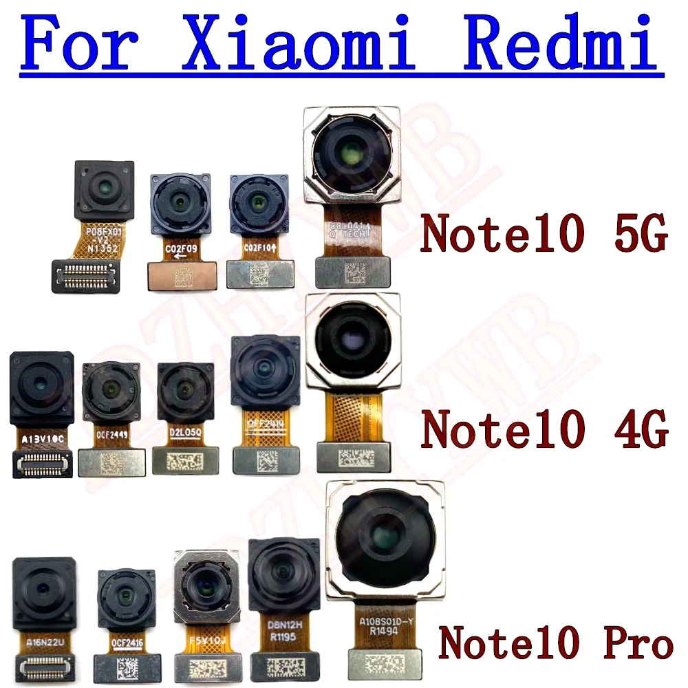 Rear Back Camera For Xiaomi Redmi Note 10 Pro 10Pro Note10 5G Main Backside Camera Module Flex Replacement Spare Parts