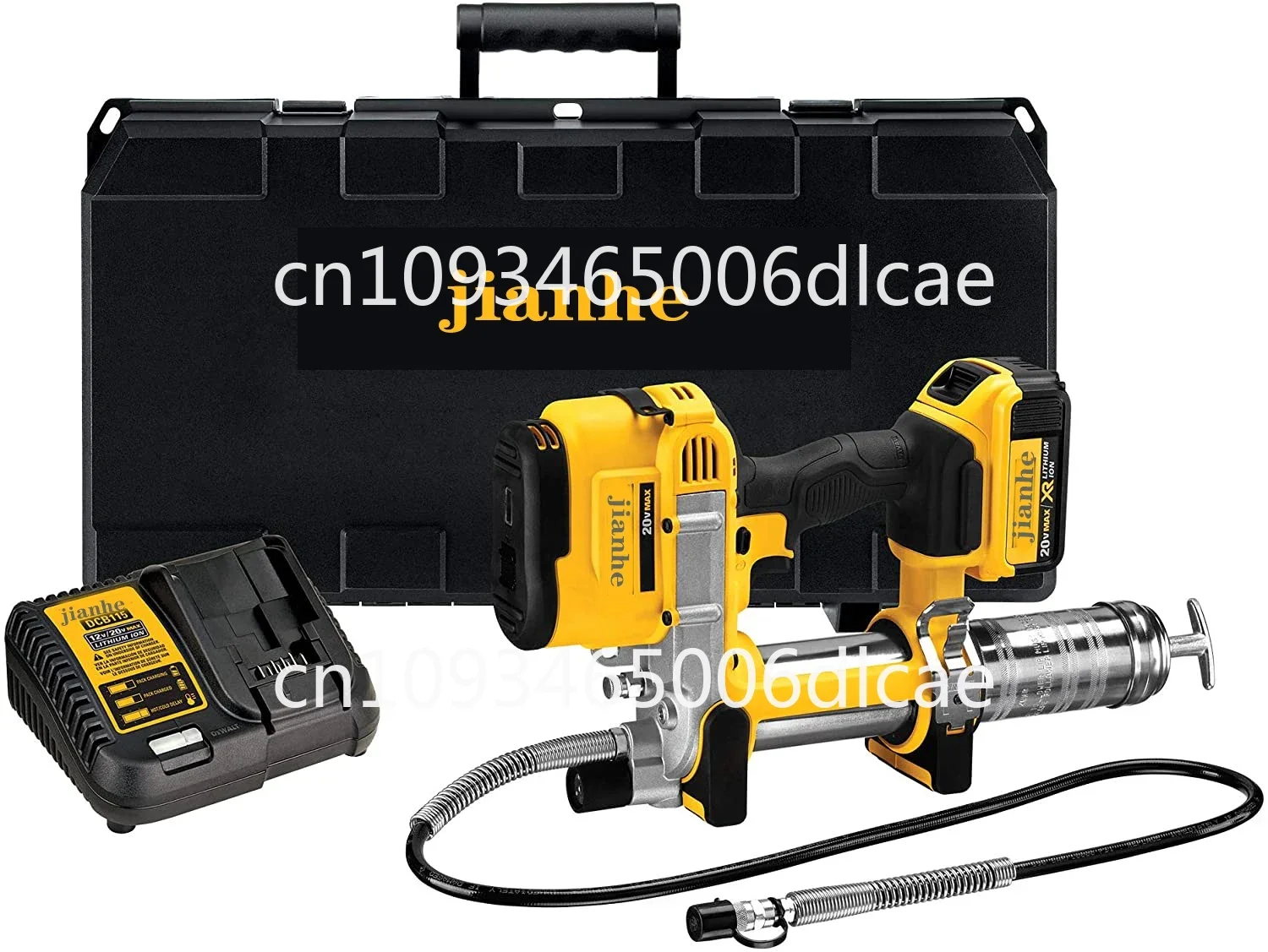 571M1 20V MAX Lithium Ion Grease Gun is equipped with a powerful motor and high power