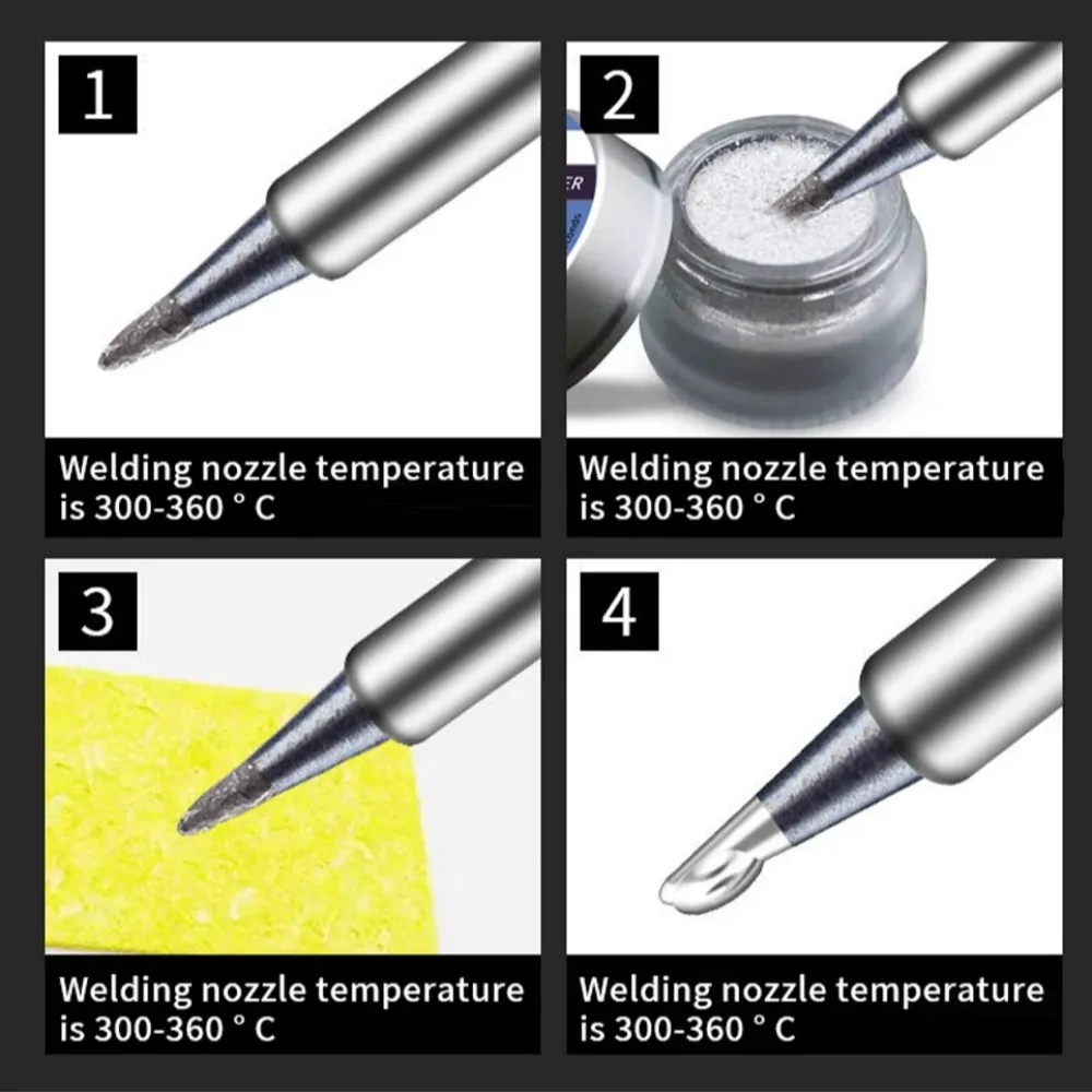 سبيكة لحام تلميح تجديد لحام الأكسدة تنظيف لصق تجديد عالية الكفاءة سريع لحام تلميح إصلاح كريم