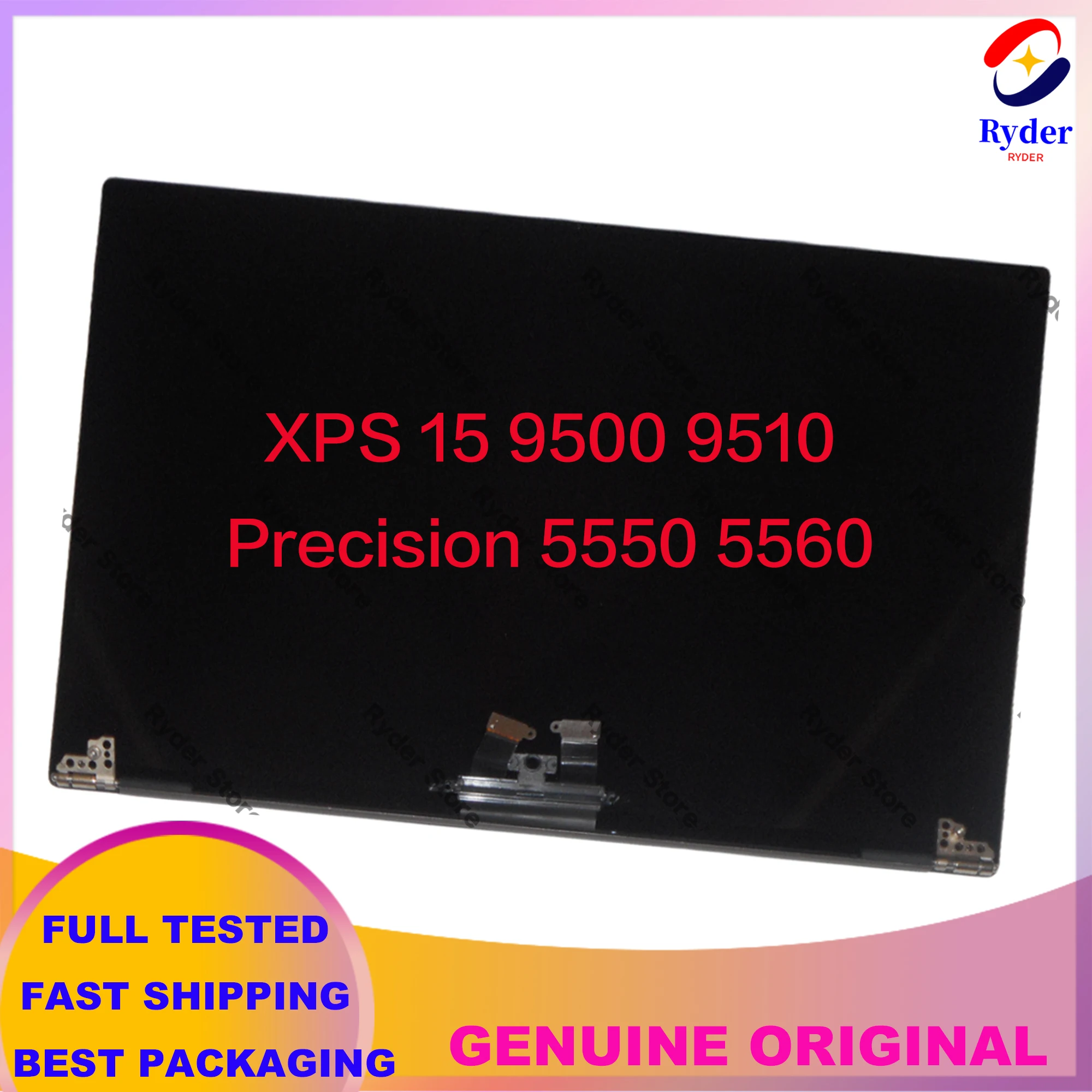 

15.6" Original For Dell XPS 15 9500 9510 Precision 5550 5560 LCD Touch Screen Replacement Full Assembly P91F P91F001 P91F002