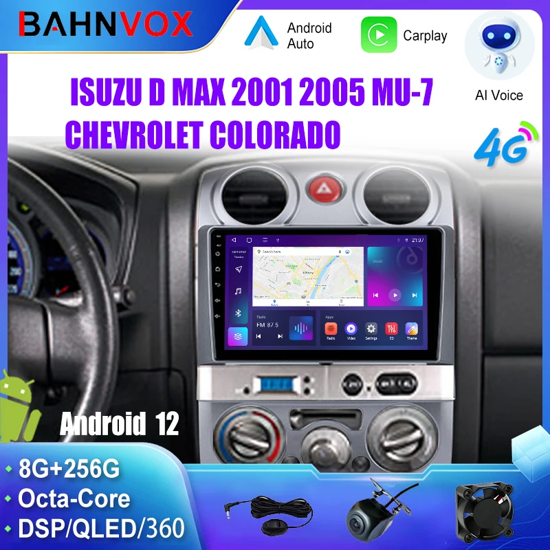 Android Car Radio GPS Navigation Multimedia Player for ISUZU D MAX 2001 2005 MU-7 Chevorlet ColoradoStereo Tape Recorder Screen