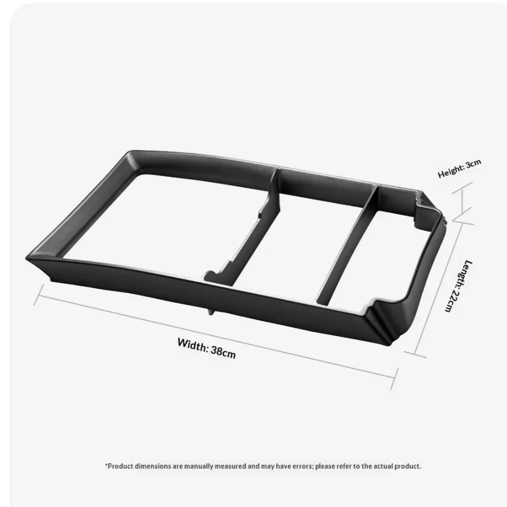 Anti Slip Center Console Storage Tray For Tesla Juniper Model 3/Y/YL Armrest Box Organizer Car Interior Accessories Console Rack - view 6