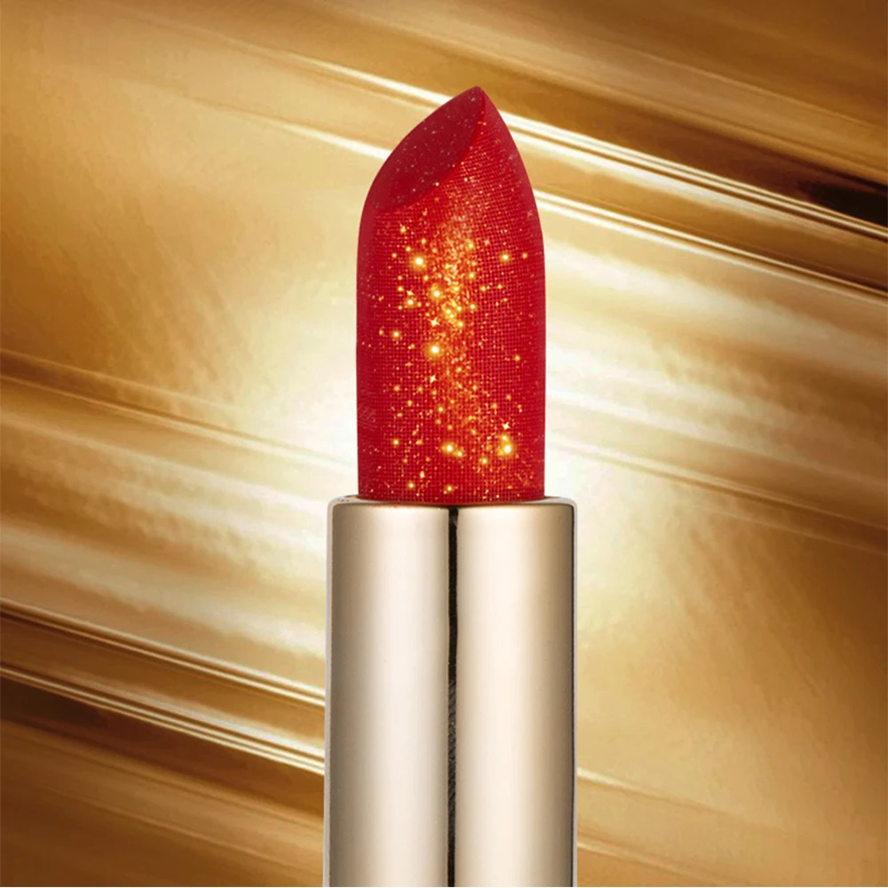 Lipsticks 7 Color Moisturizing Fine Glitter Lipstick Waterproof Long Lasting Makeup Lips Cosmetic