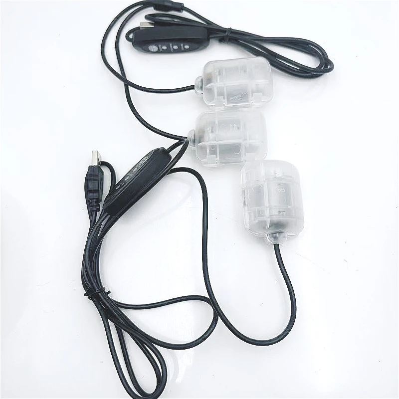DC 5V 3 スピード USB マッサージモーター、枕/クッション/ウエスト用デュアル/シングルヘッド振動マッサージャー - 低ノイズ & 耐久性