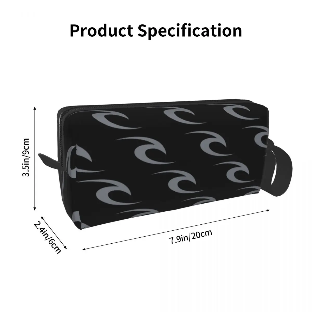 Rip Curl Logo Pencil Cases Large Storage Pen Bags Pen Box Pencil Pouch For Boys Girls Students Stationery Makeup Bag