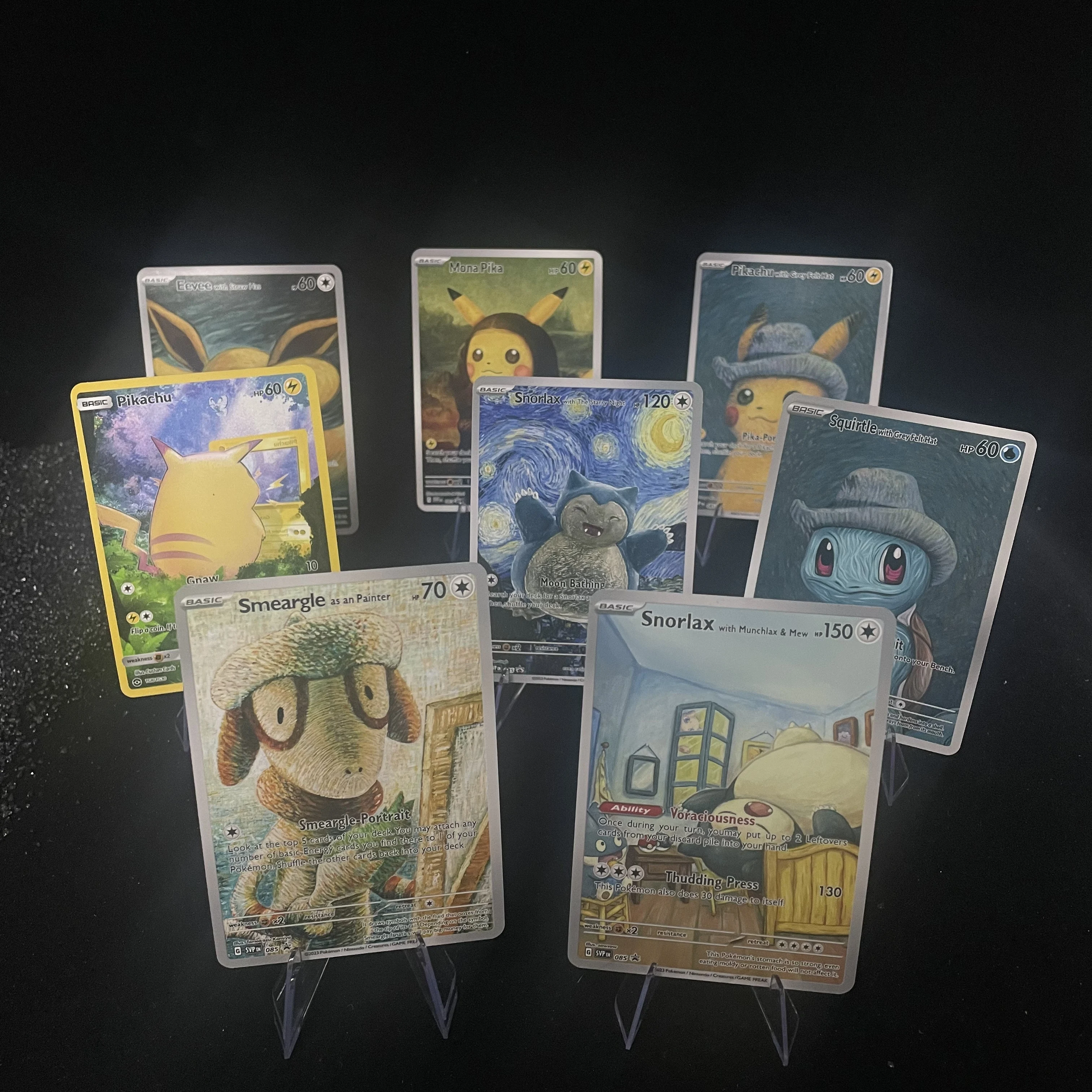 18Pcs/set English Version Cartoon Anime Ptcg Self-Control Mewtwo Collect Trading Signature Flash Card Child Birthday Party Gift