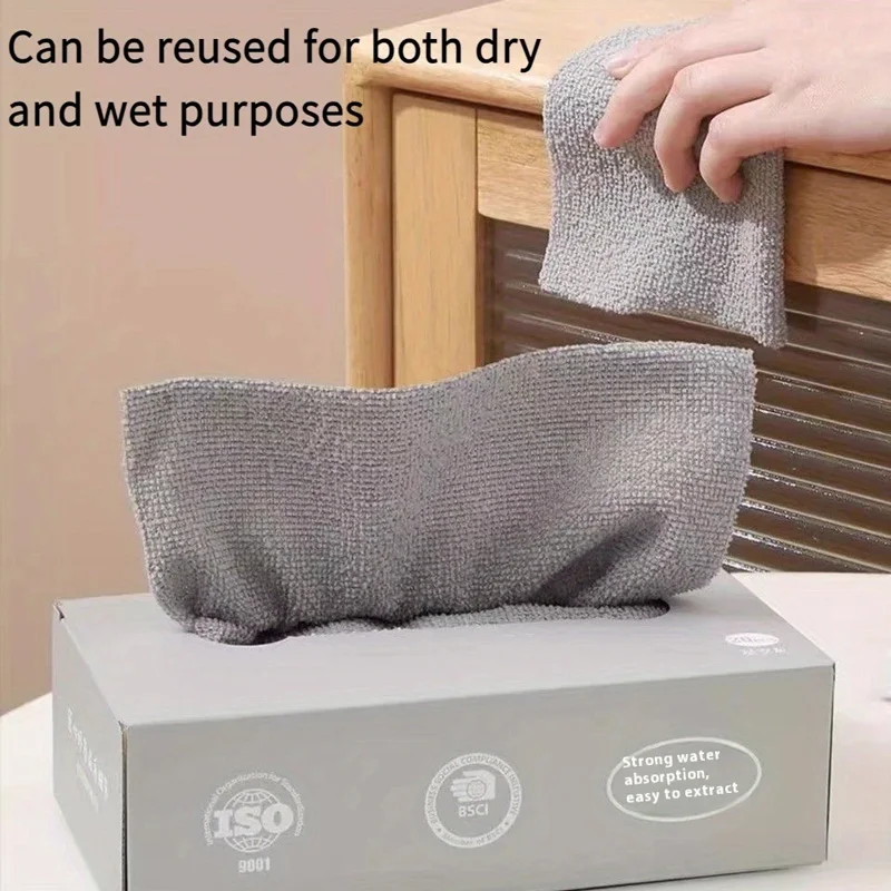 

Pull-Type Disposable Wipes - Disposable Cleaning Cloths for Kitchen Tableware Household Cleaning