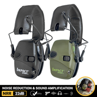 Active Headset Headphones for Shooting Electronic Hearing Protection Ear Protect Noise Reduction Active Hunting Earmuff
