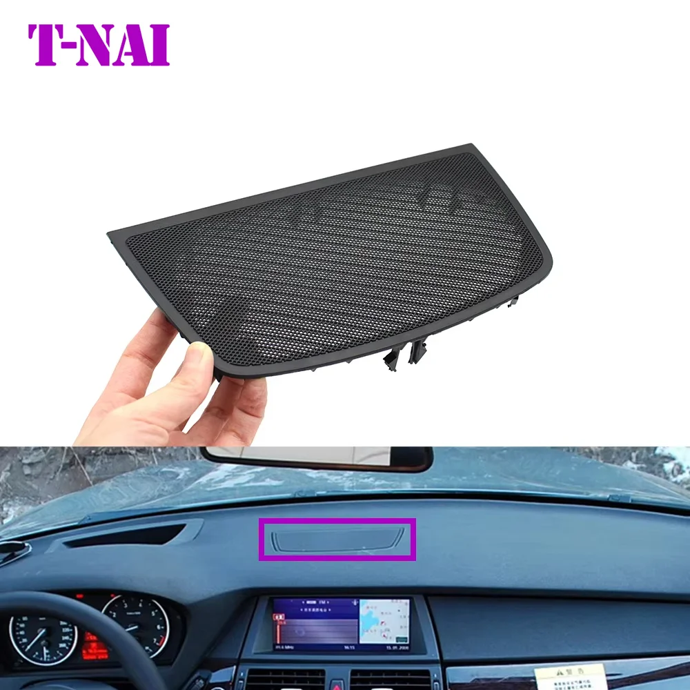 Central Control Instrument Panel Loudspeaker Dashboard Speaker Cover Grille For BMW X5 E70 X6 E71 E72 Series 51457161796