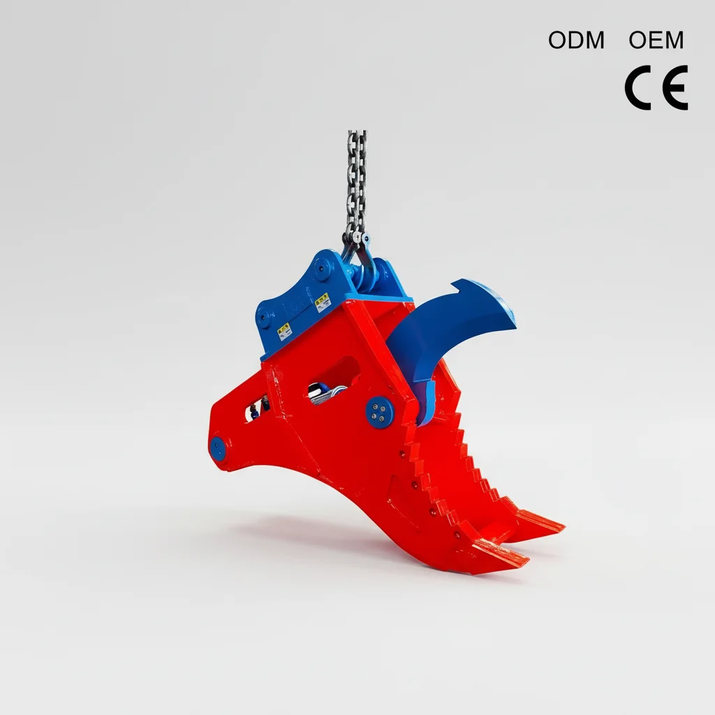 

Hot Selling Excavator Hydraulic Root Shear, All-in-One Root Digging & Cutting Attachment for Stump Clearing & Breaking