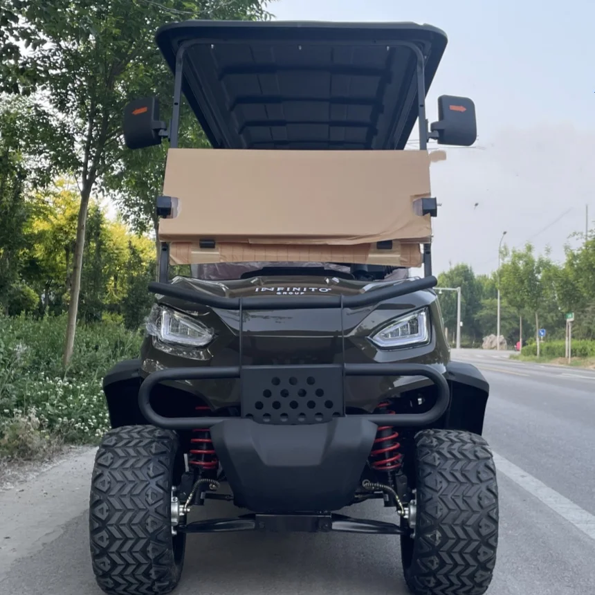 Electric Golf Cart Street Legal Lithium Battery Powered New Energy Electric Four-Wheel Vehicle 4 Wheelers Car Adult Cheap