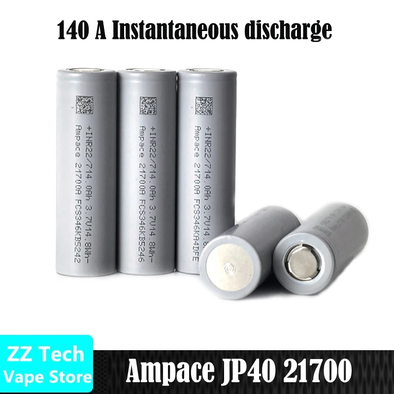 1-20 шт. оригинальный Ampace JP40 21700 встроенный аккумулятор 3,7 В 4000 мАч аккумуляторные батареи 45A CDI с высоким стоком, класс A