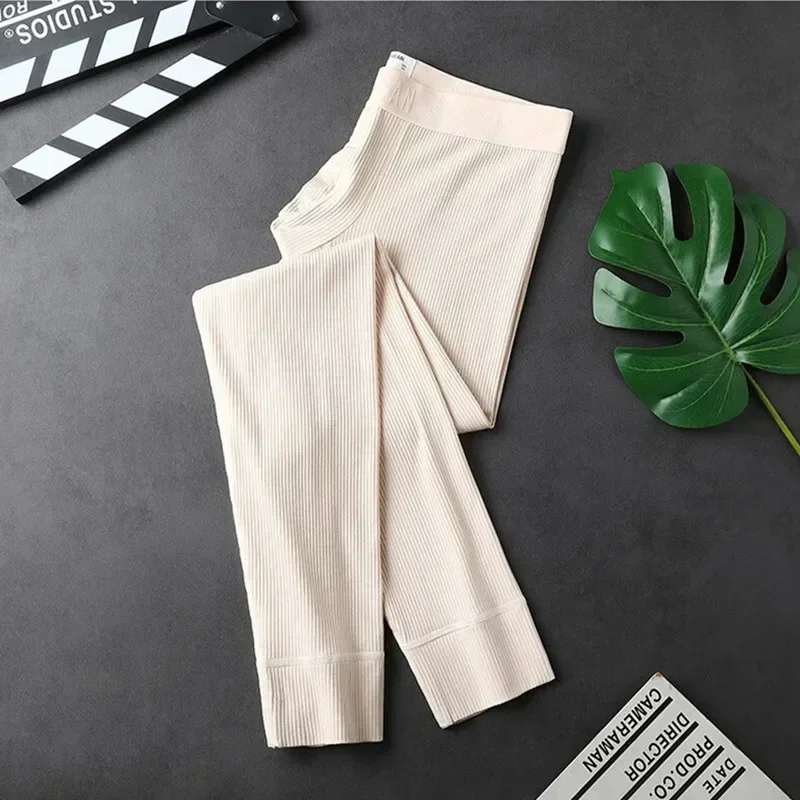 Men's Cotton Waffle Long Johns Thermal Underwear Bottom Winter Base Layer Home Sleeping Pants