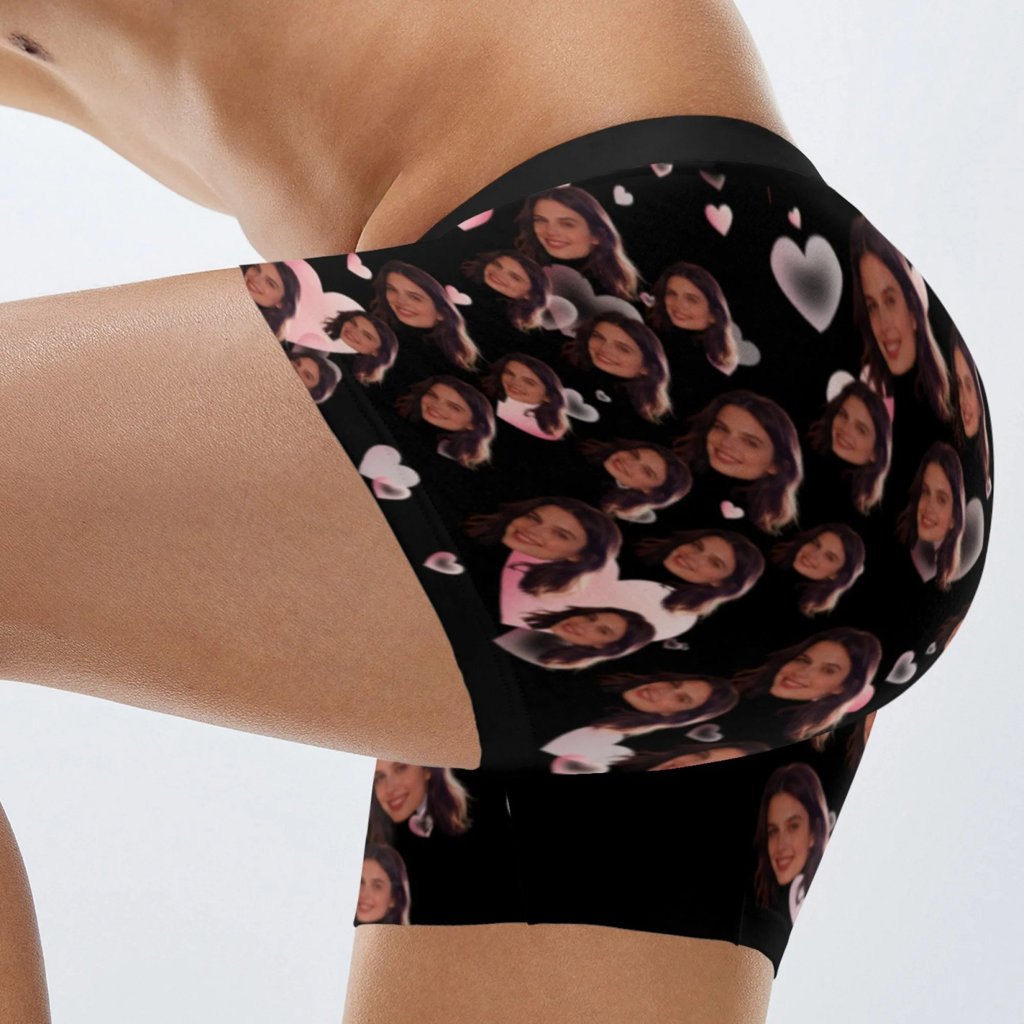 صورة وجه شخصية يمكنك صنعها بنفسك تخصيص الملابس الداخلية المسطحة التخصيص هدية عيد الحب للرجال هدية الزوج للأب