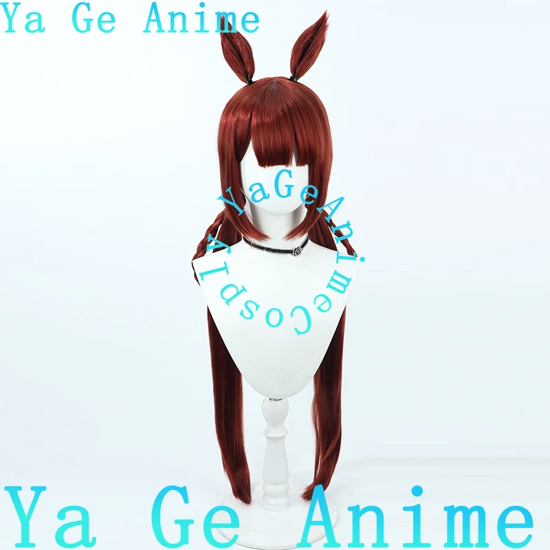 يا جي كوسبلاي أوما موسومي بريتي ديربي أغنيس شعر مستعار كوسبلاي رقمي آذان ذيل سباق الخيل فتاة لعبة عرض الواقع شعر مستعار شخصي #2